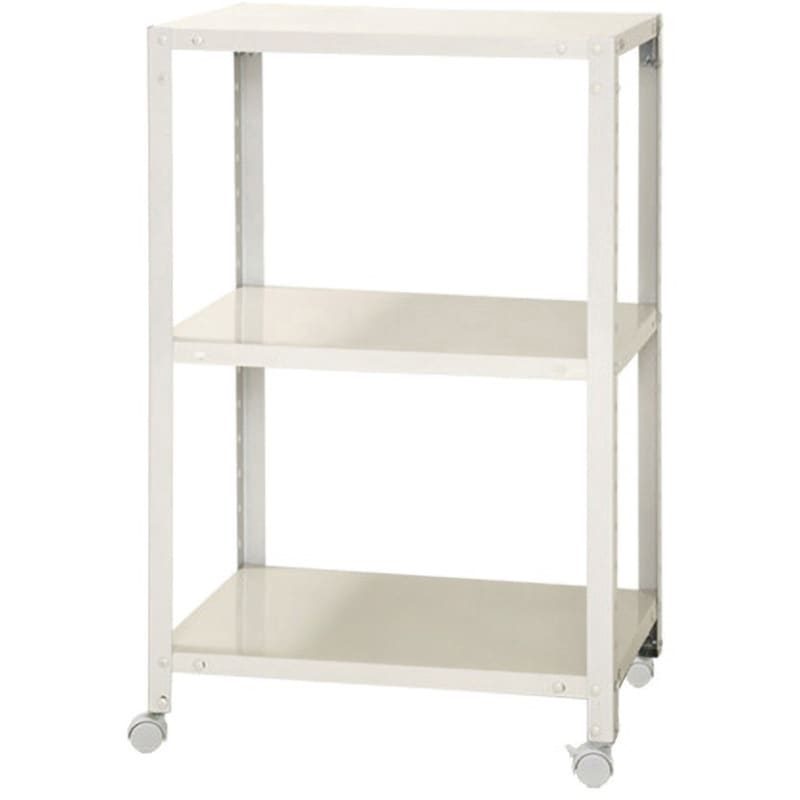 NSTR-K337 スマートラック(キャスター付) キタジマ 荷重80kg ホワイト色 高さ935mm奥行450mm  NSTR-K337