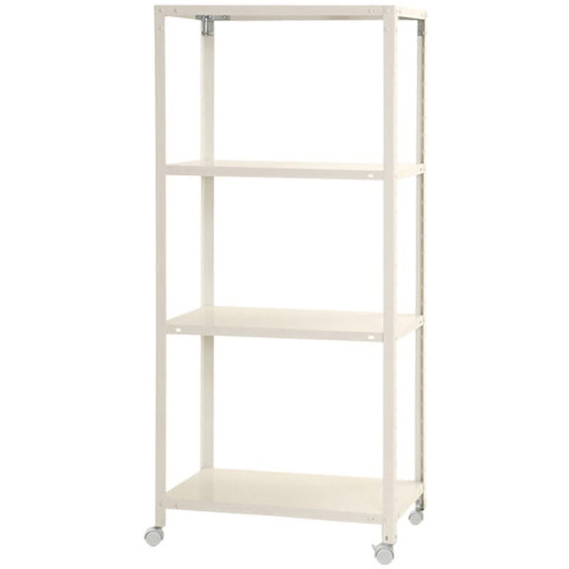 NSTR-K546 スマートラック(キャスター付) キタジマ 荷重80kg ホワイト色 高さ1535mm奥行400mm  NSTR-K546