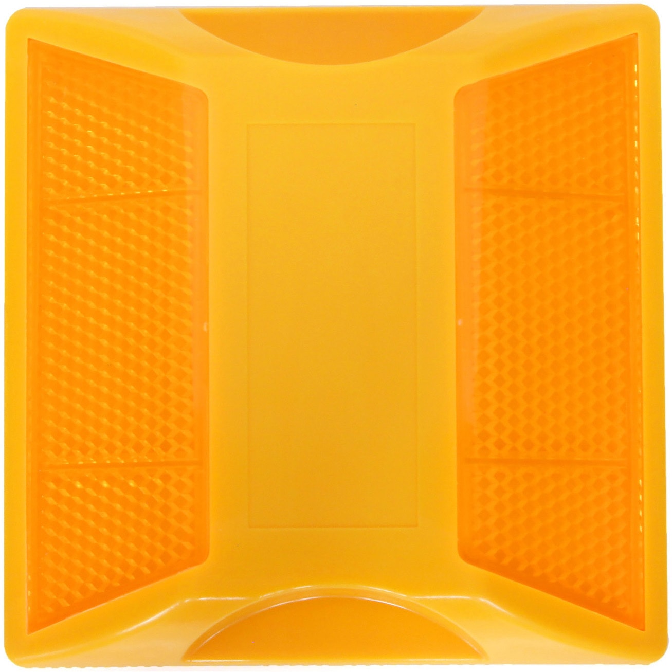 HCB-115-KY 反射道路縁石鋲 WAKI(和気産業) 黄ベース/黄反射色 1個 HCB