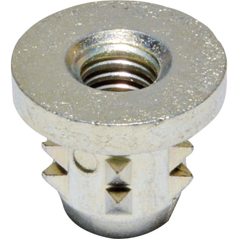 8×20.5 鬼目ナット Bタイプ (三価ホワイト)(パック品) 大阪魂 呼びM8長