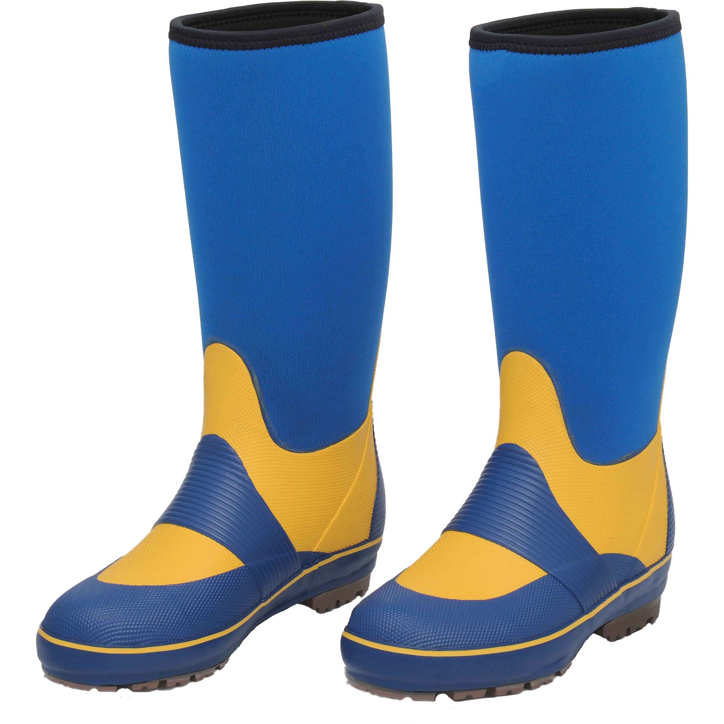 DS09 ウォームブーツHG Daido(大同石油) 長靴 作業靴 ハイカット ブルー×イエロー色 防寒性・保温性・伸縮性 サイズ25cm  DS09 15,606円