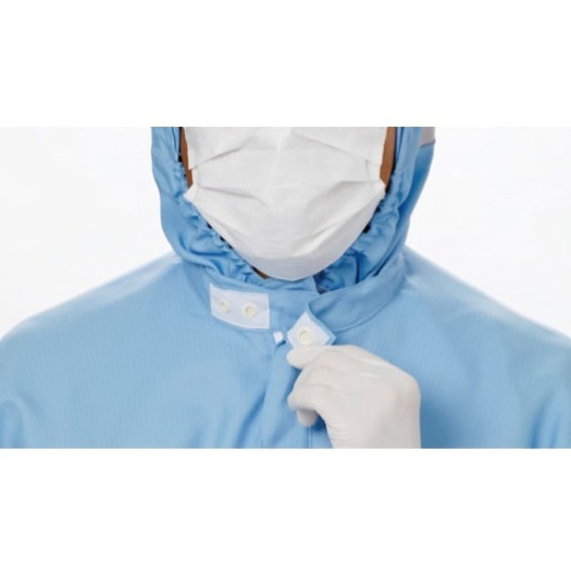 VEYS120-B-L クリーンスーツ ベルデクセル VEYS120 ミドリ安全 ブルー