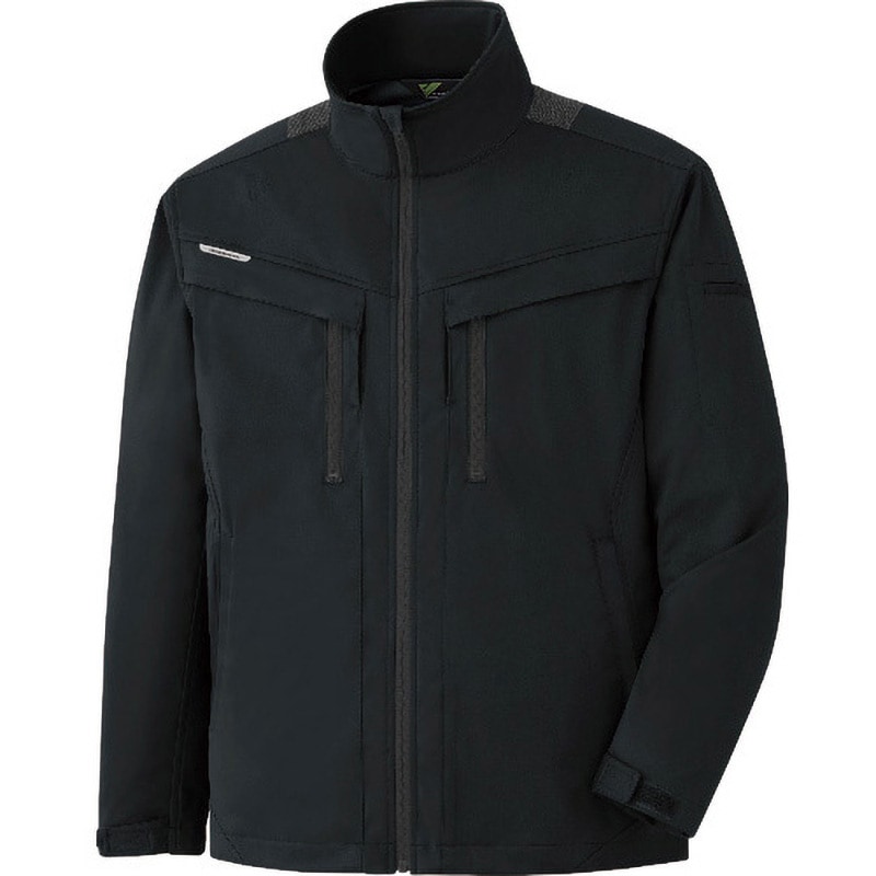 VE2019-UE-3L ベルデクセル ハーネス対応 ストレッチ防寒ジャンパー VE2019 ミドリ安全 ブラック色 3L着丈74cm