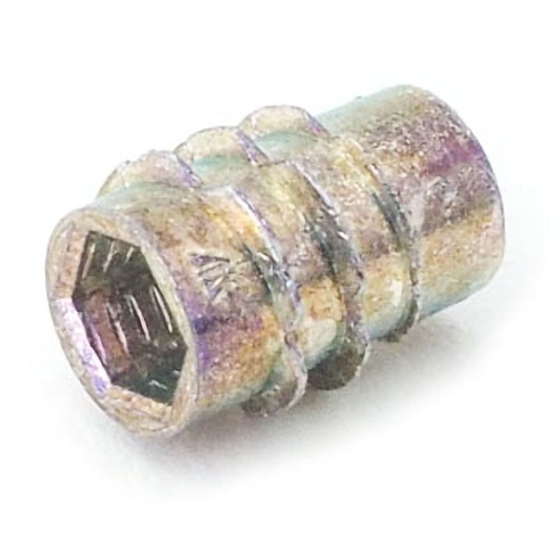 4×10 鬼目ナット Eタイプ (三価ホワイト)(小箱) 大阪魂 呼びM4長さ10mm 1箱(750個)