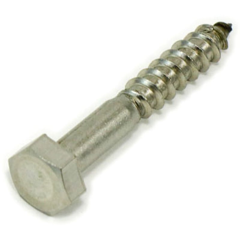 6×40 六角コーチスクリュー (ステンレス)(小箱) 大阪魂 呼びM6長さ40mm 1箱(100個)