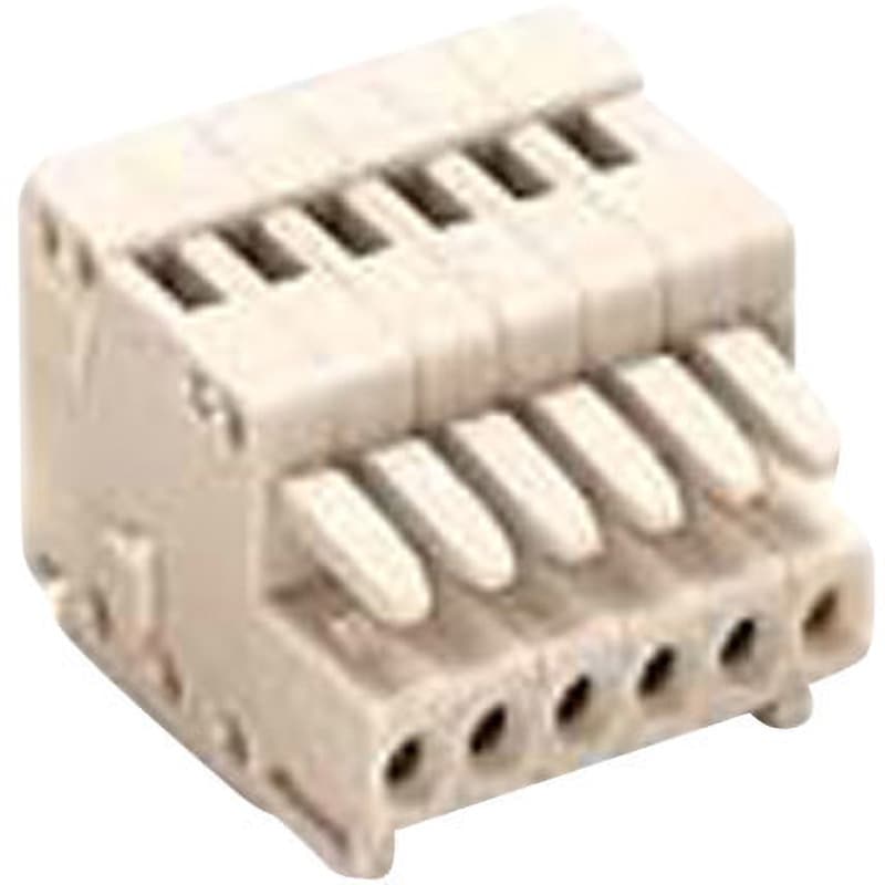 733-102 スプリング式フィメール(メス側)(ピンピッチ2.5mm) 733シリーズ ワゴジャパン スクリューレス式 極数2P  1パック(200個)