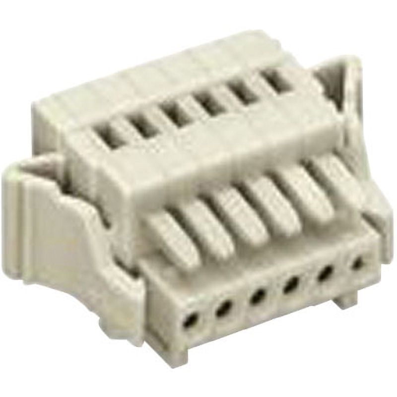733-104/037-000 スプリング式フィメール(メス側)(ピンピッチ2.5mm) 733シリーズ ワゴジャパン スクリューレス式 極数4P  1パック(100個)