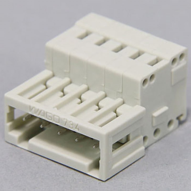 ぴこ 734-305 スプリング式コネクタ メール(オス)側(ピンピッチ3.5mm) 734