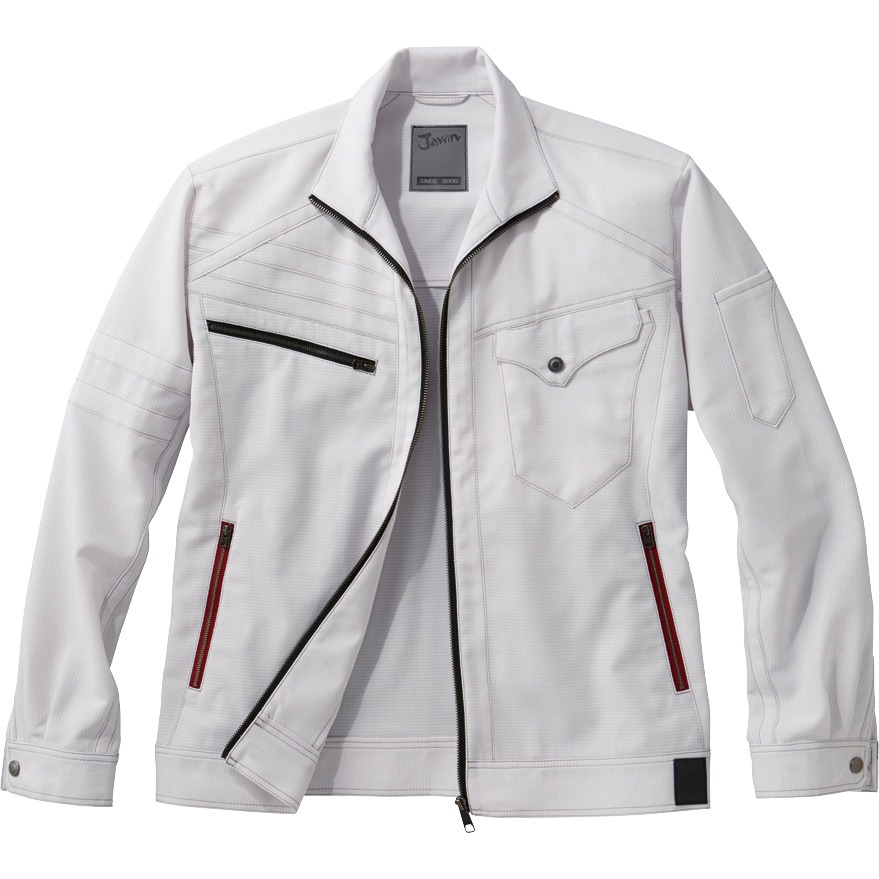 56700 Jawin 長袖ジャンパー 56700 自重堂 シルバー色 EL着丈68cm