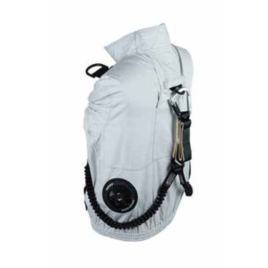 空調服 フルハーネス対応 CCB-FHセット BK6237F 服単体】_フルハーネス対応の帯電防止ブルゾン