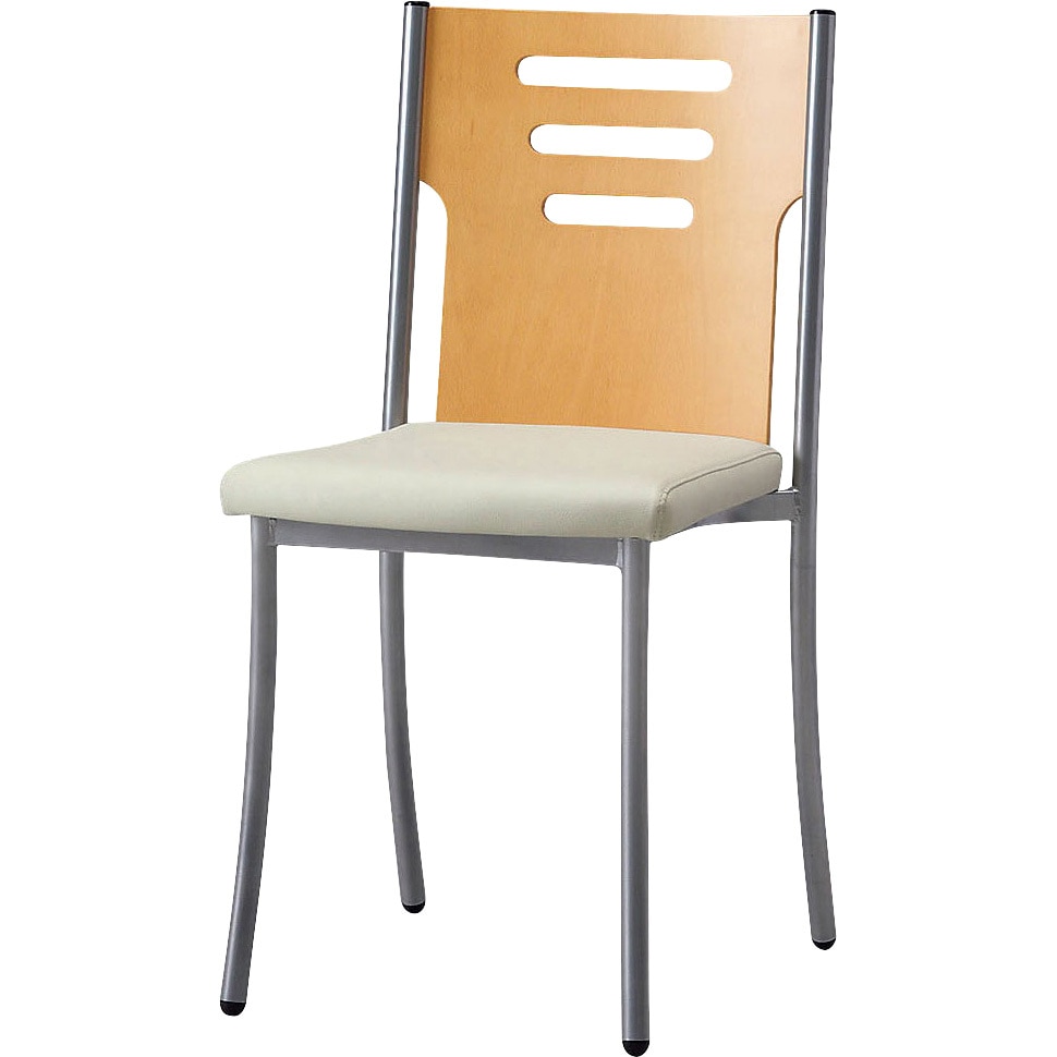 SCS-2551・NB パイプチェア オリバー 間口405mm奥行465mm高さ800mm