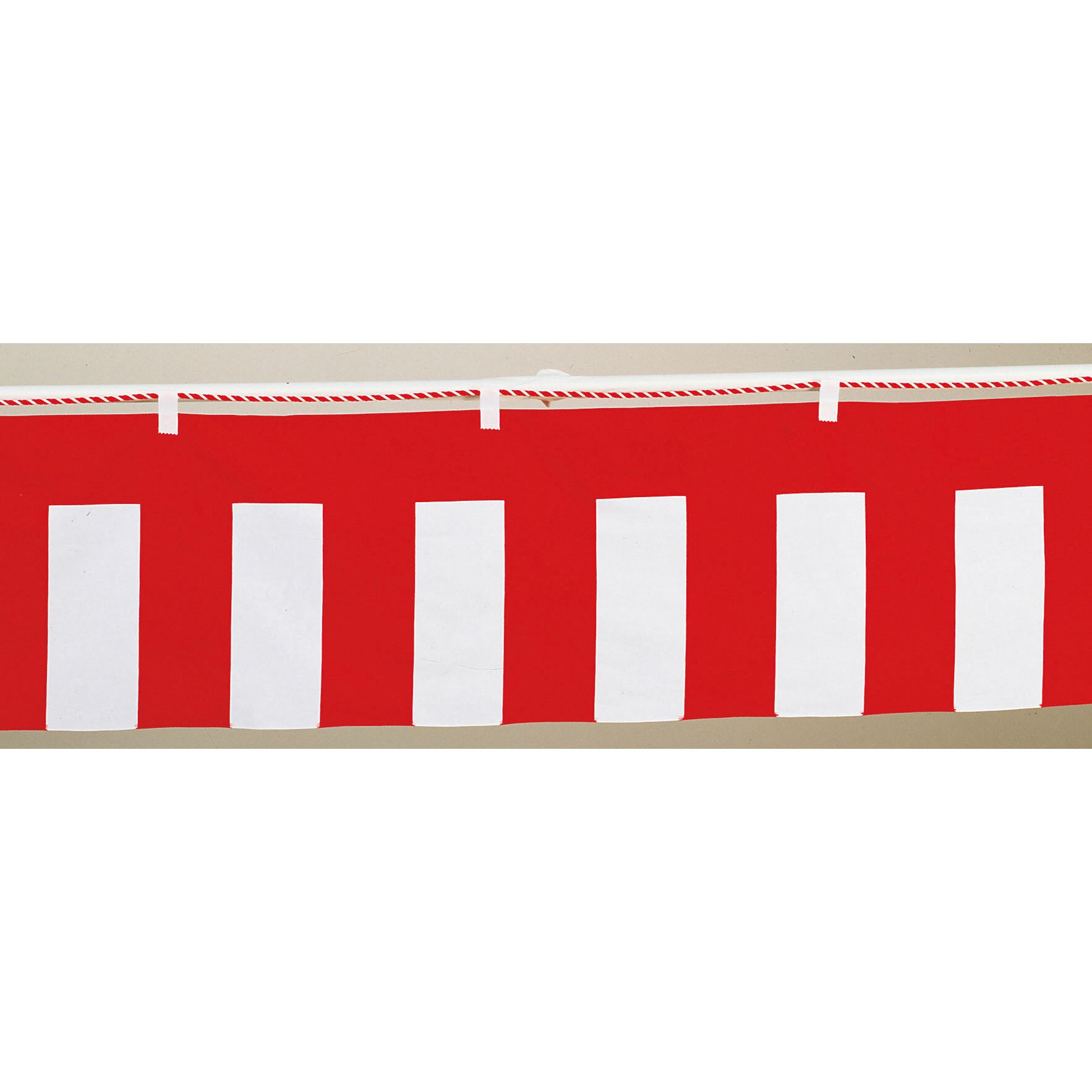 印象のデザイン 紅白幕 １間ｘ1間 綿 ツルハタ