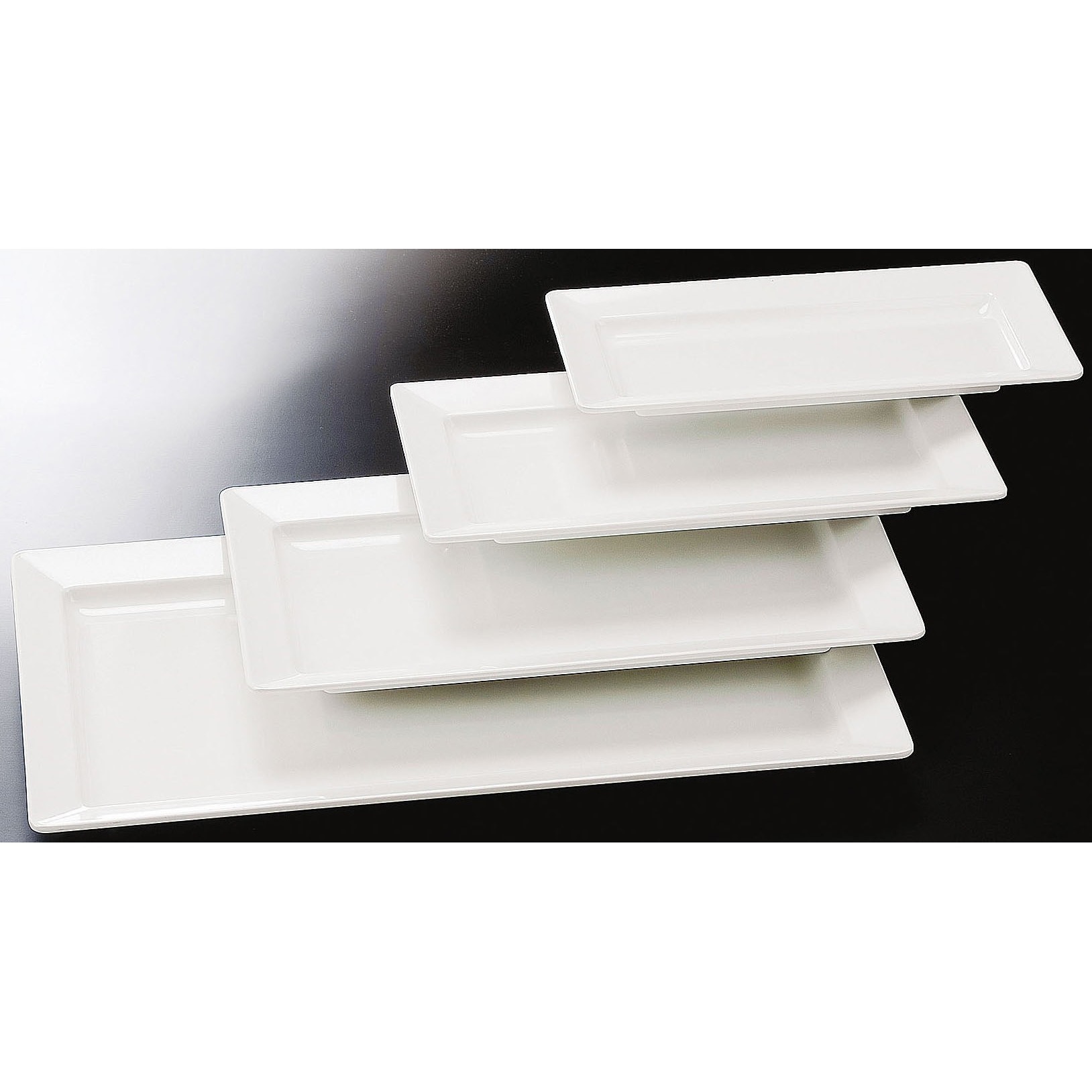 51353920 メラミン 隅丸長角盛皿 福井クラフト 寸法56cm高さ50mm