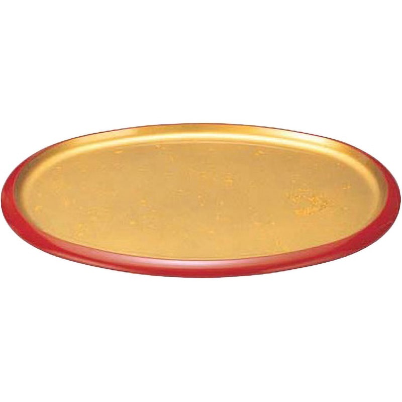 55004600 宴小判盛皿 金箔オトシ 福井クラフト 2尺1寸サイズ 高さ25mm