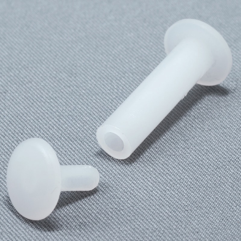 プッシュ鋲 メイワパーツ 白色