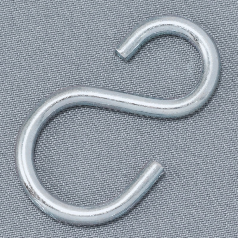 SA-203 金属製Sカン 両開きタイプ メイワパーツ 幅20.5mm全長33.6mm 1箱(1000個) SA-203