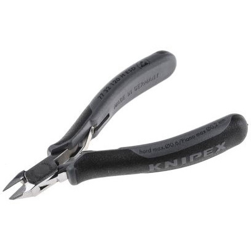 超硬刃ニッパー KNIPEX(クニペックス) 7732-120H クニペックス KNIPEX 7732-120H 超硬刃エレクトロニクスニッパー