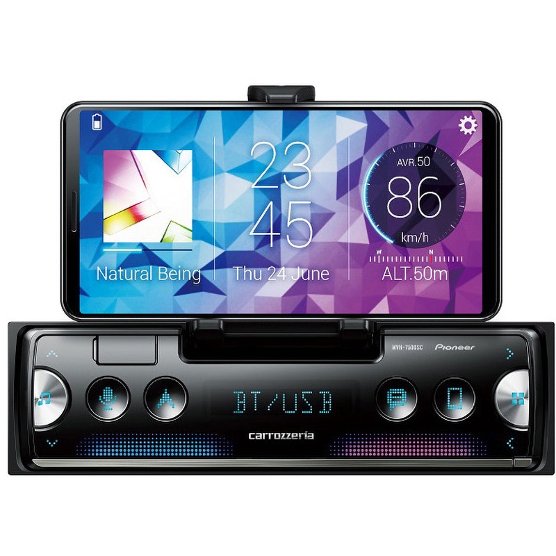 PioneerMVH-7500SCと MVH-190UBC ヘッドユニット MVH-7500SC Bluetooth/USB/チューナー・DSPメインユニット MVH-7500SC