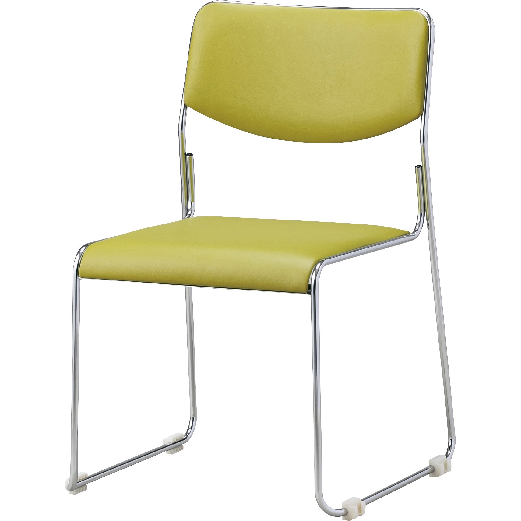 CM270-CZX ループスタッキングチェア CM270-CZX(張地：ビニールレザー フレーム：クロームメッキ) サンケイ 固定脚 高さ752mm幅510mm奥行516mm 1脚