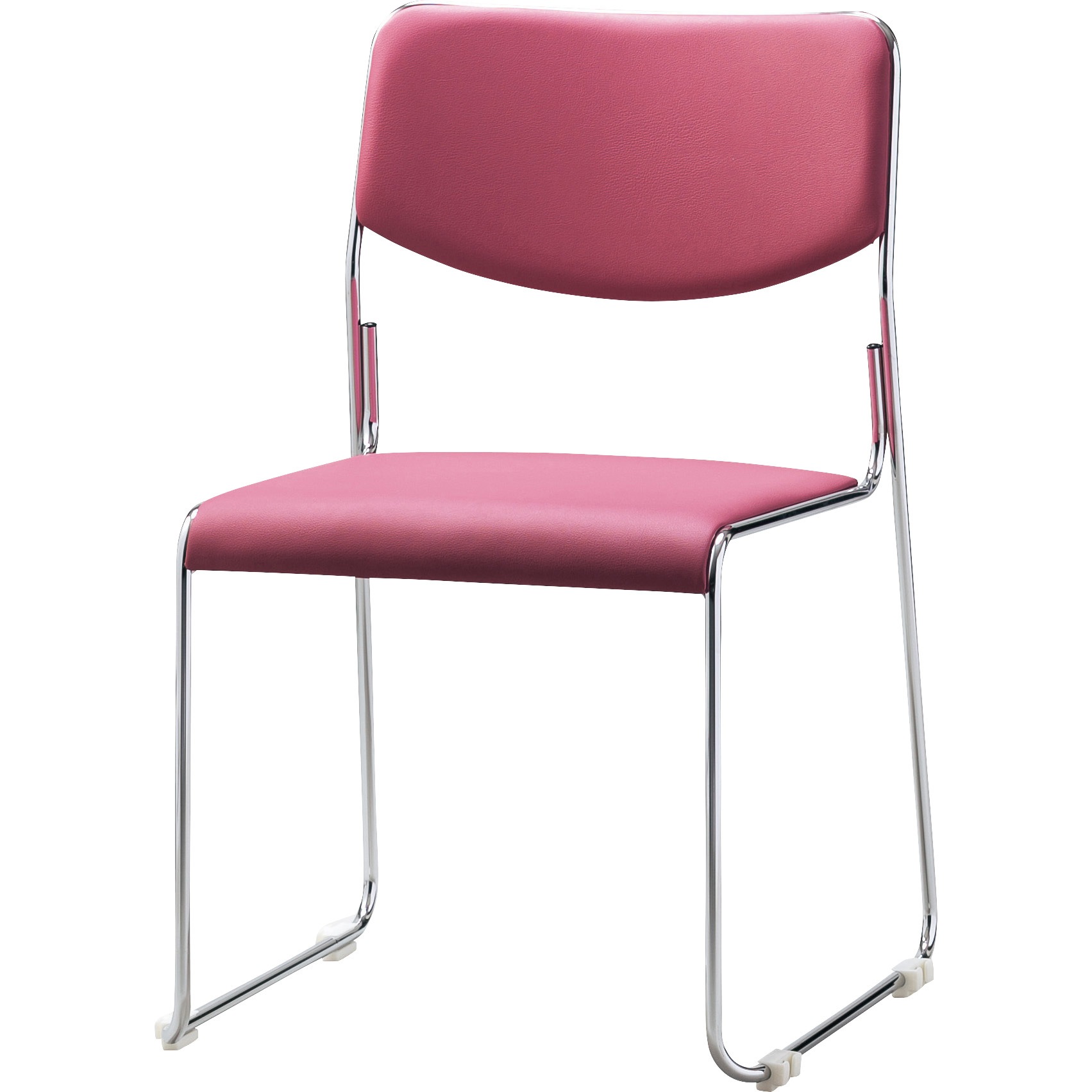 CM272-CX ループスタッキングチェア CM272-CX(フレーム：クロームメッキ) サンケイ ビニールレザー(抗菌) 固定脚 高さ755mm幅508mm奥行515mm 1脚 8,698円