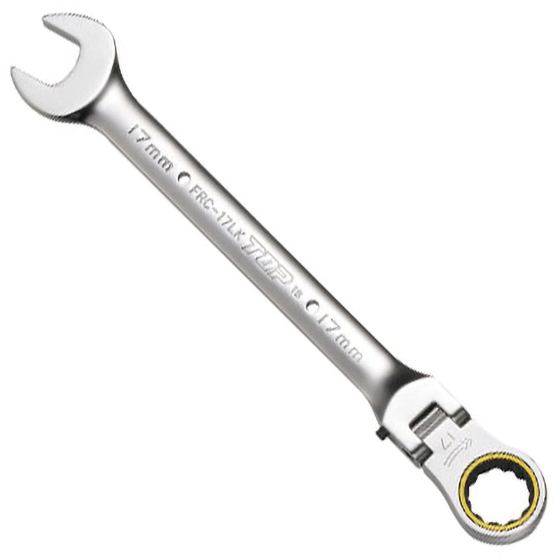FRC-17LK 首振りロックラチェットコンビ トップ工業 歯数72枚 対辺寸法17mm  FRC-17LK