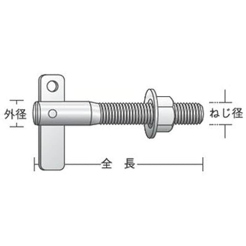 TLS-1070 T-ロック TLSタイプ(ステンレス) ユニカ 呼びM10全長70mm 1個 - 【通販モノタロウ】