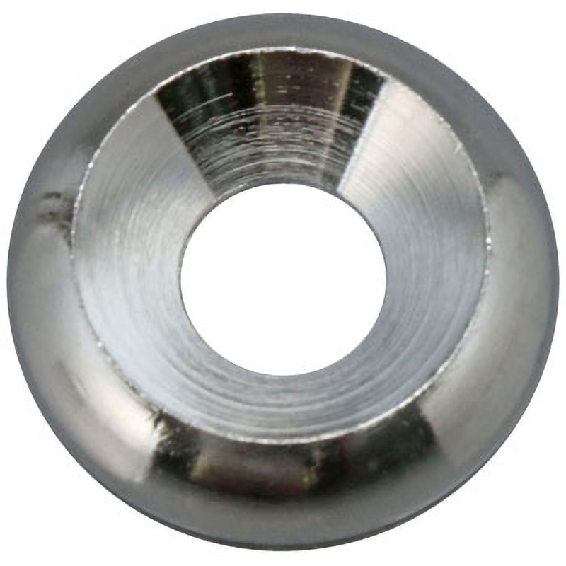 8×22×4.5 山形座金(ローゼットワッシャー)(黄銅(低カドミ材)/クローム