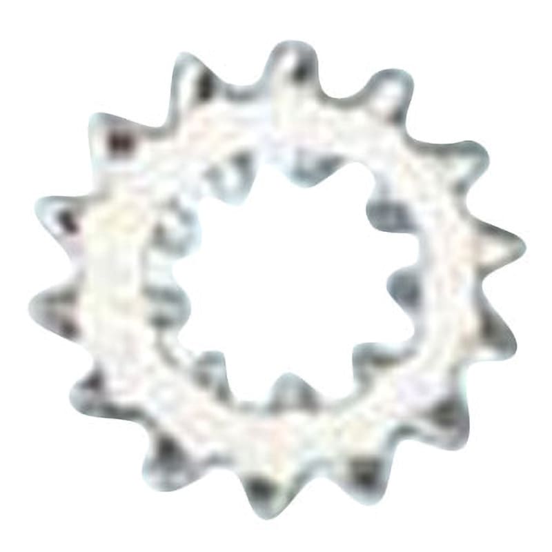 ABW-6 歯付き座金 内外歯形(鉄/三価ホワイト)(小箱) オチアイ 呼びABW-6厚さ0.8mm 1箱(500個)