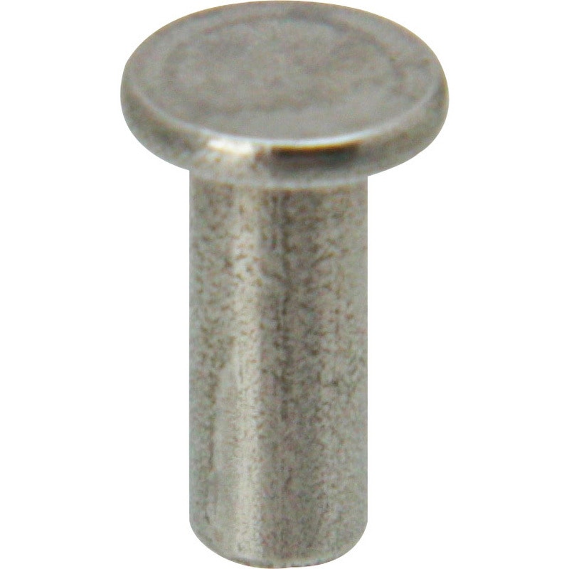 リベットブレス 中古品 19ミリ デベソ 2×5 平中空リベット(ステンレス)(パック品) 大阪魂 長さ5mm 1パック(34