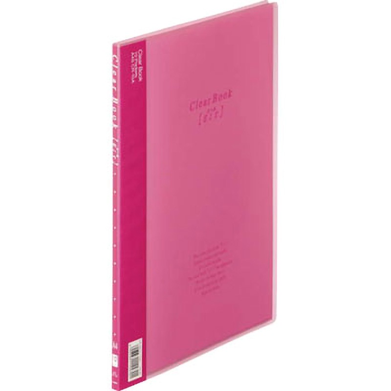 CR-10A クリアーブック LION (ライオン事務器) ピンク色 材質(表紙)PP