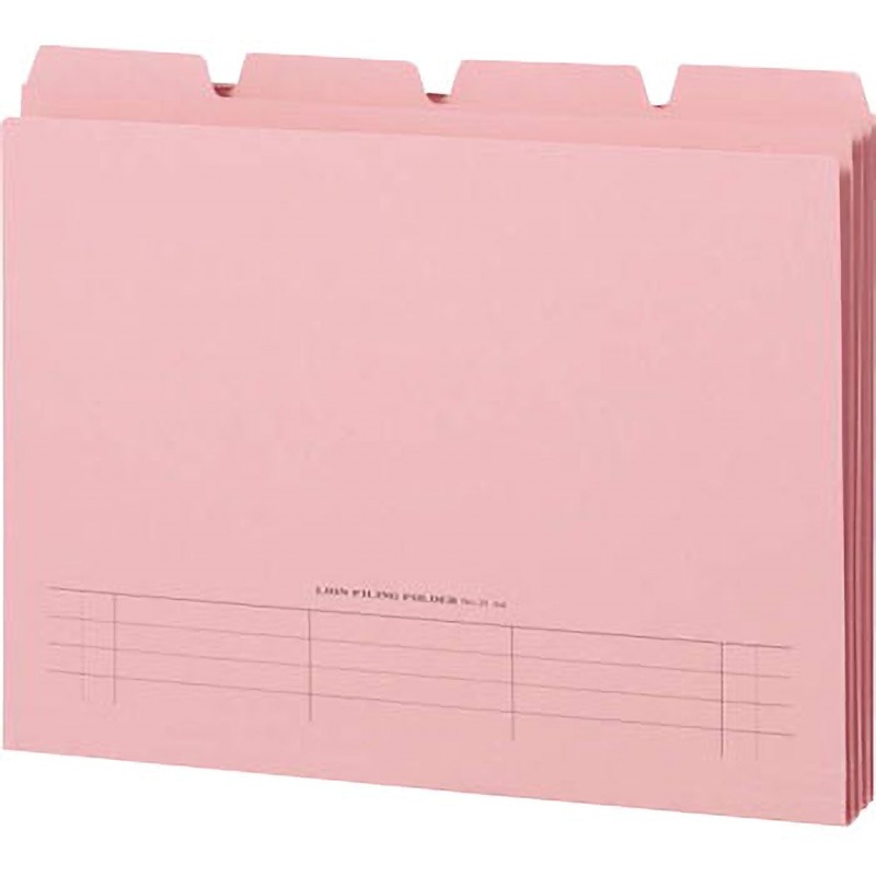 No.31-4P 山付ファイル LION (ライオン事務器) 4カット