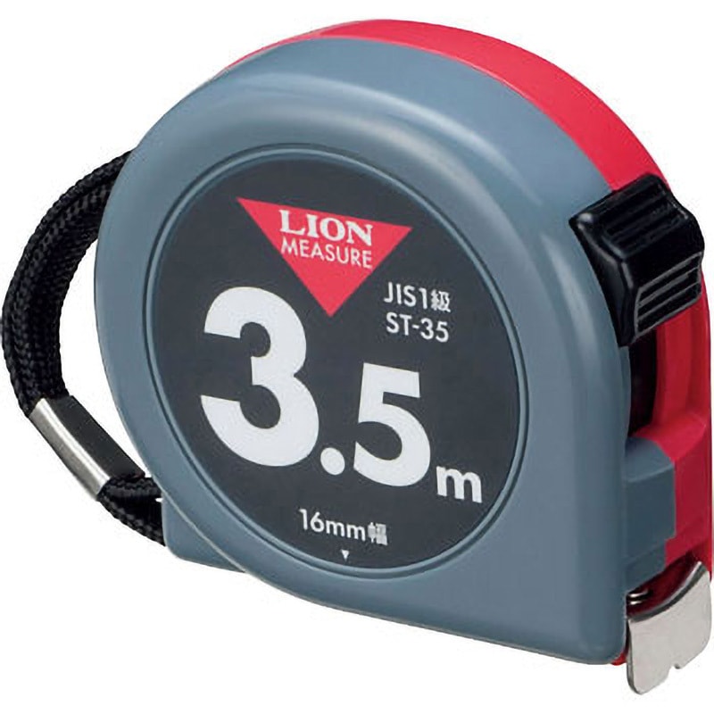 ST-35 メジャー LION (ライオン事務器) メートル目盛 ロック付