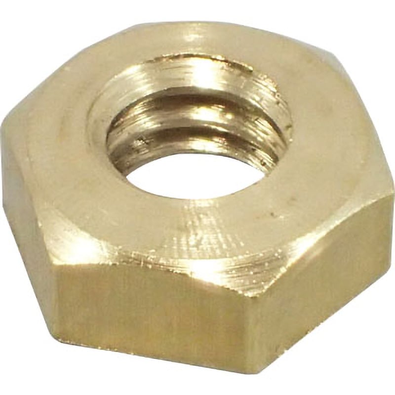 5/32 六角ナット(並)(ウィット)(切削)(黄銅/生地)(小箱) 大阪魂 ねじの呼びW5/32厚さ2.5mm 1箱(4000個)