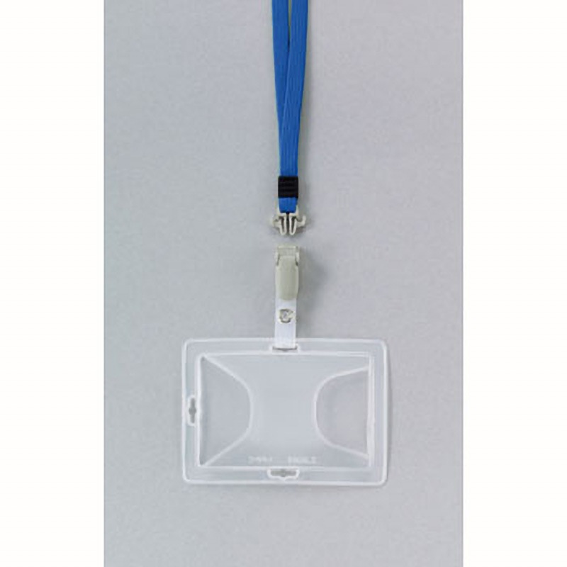 N-8P 名札用ストラップ LION (ライオン事務器) レッド色 1個 N-8P