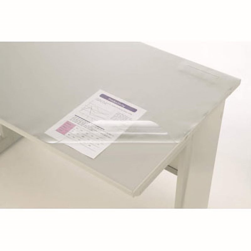 ライオン事務器 デスクマット 再生塩ビ製ノングレア仕上 ダブル(グリーンマット付) 約1045×620×1.5mm No.6-PRM 1枚 ライオン事務器 デスクマット 再生塩ビ製ノングレア仕上 シングル 約