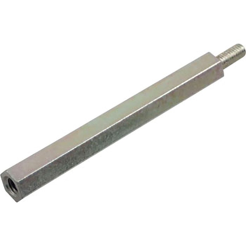 4×60 ECO-FE 六角支柱(鉄(鉛フリー鋼)/三価ホワイト) 大阪魂 呼びM4外