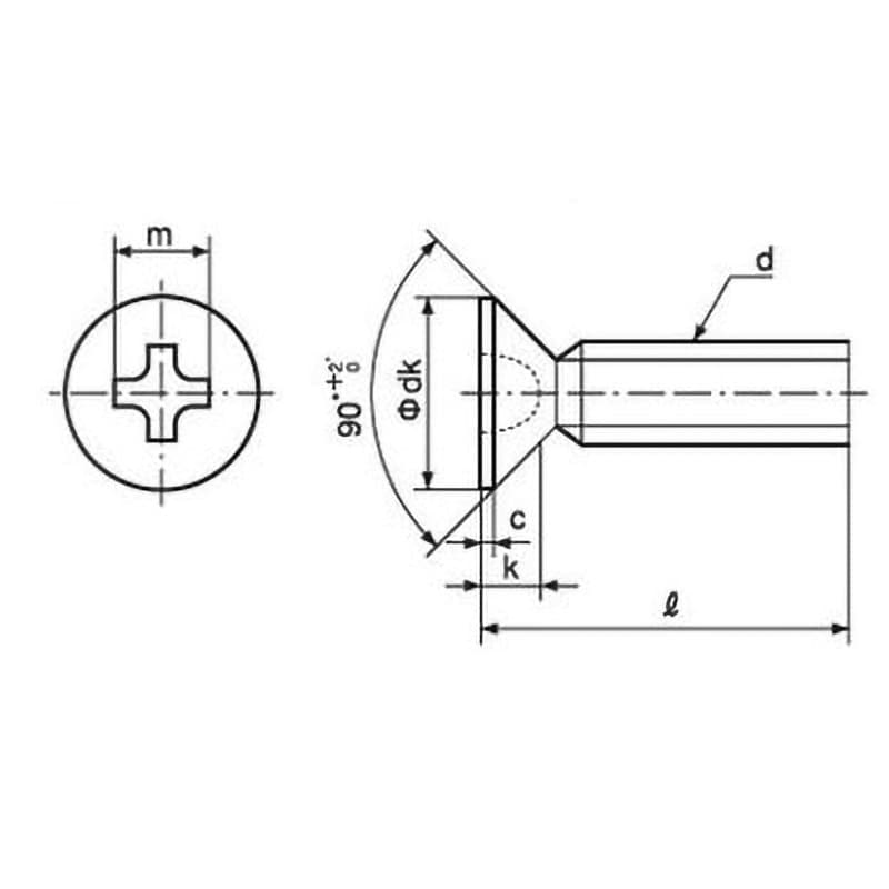M3×4 (+)皿小ねじ (SUS430)(パック品) 大阪魂 呼びM3長さ4mm 1 M3×4 (+)皿小ねじ (SUS430)(パック品) 大阪魂 呼びM3長さ4mm 1