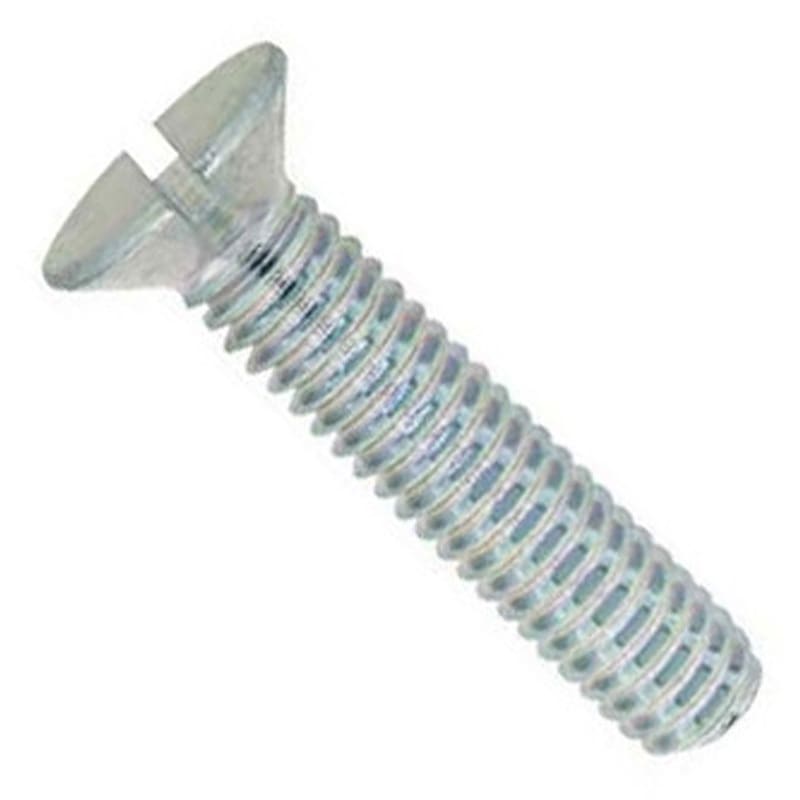 3/16×45 (-)皿小ねじ ウィット(鉄/生地)(小箱) 大阪魂 すりわり穴 ねじの呼び3/16長さ45mm 1箱(350個)