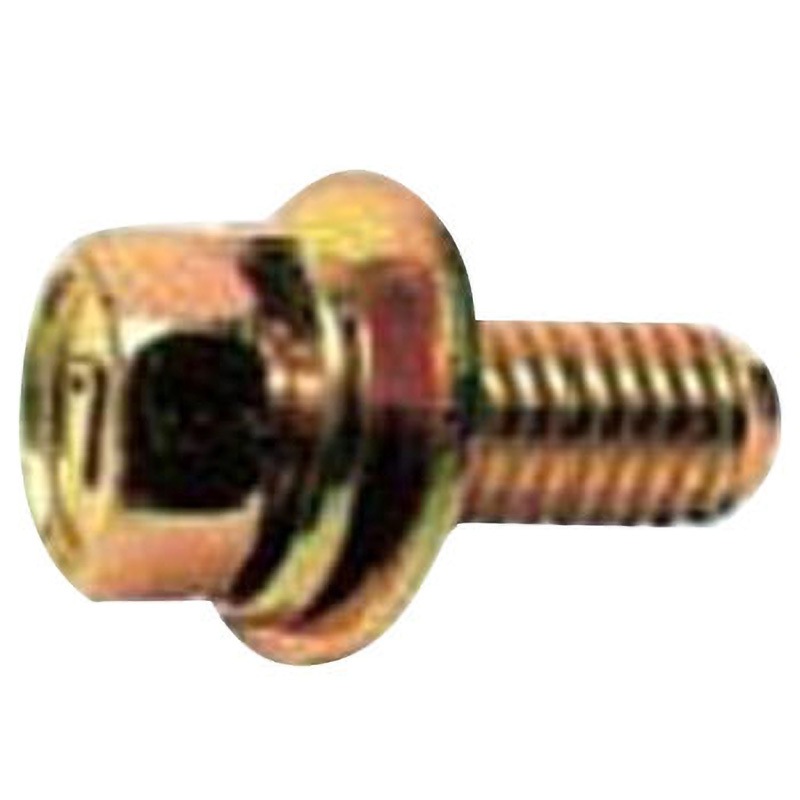 M6×16 7マーク六角アプセットP=3(SW+JISW組込)(鉄/クロメート)(小箱) 大阪魂 呼びM6長さ16mm 1箱(500個)