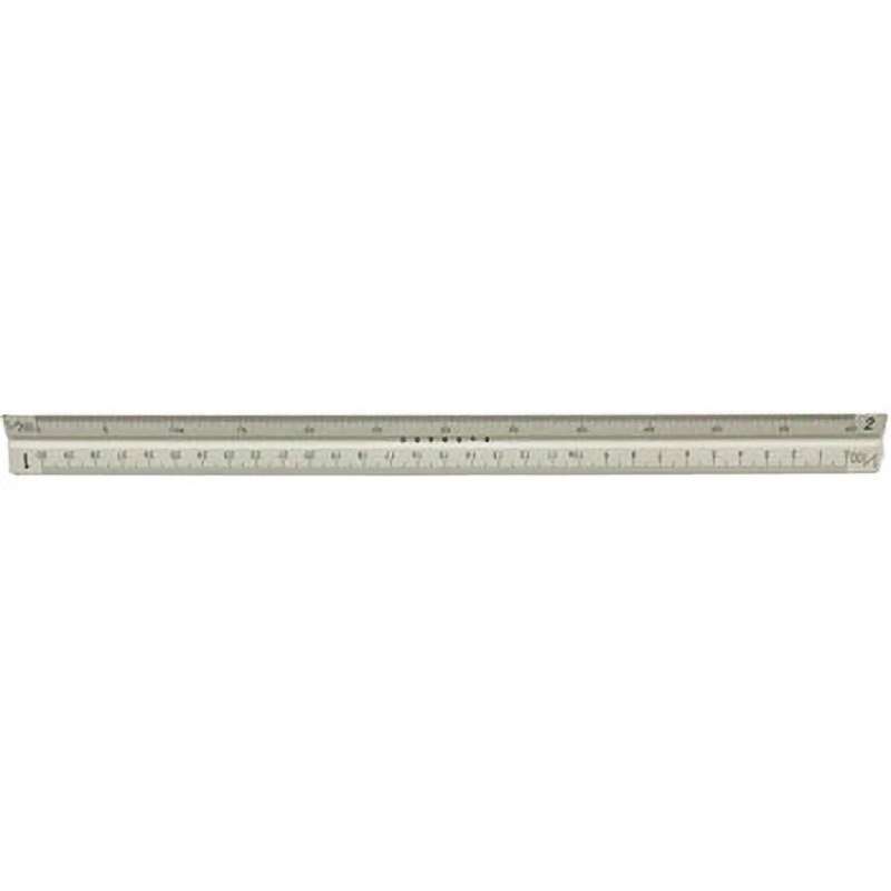 AAL30-1 オールアルミ三角スケール 15cm/30cm 1個 マイゾックス 【通販