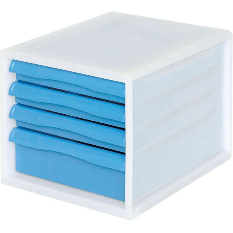 A4レターケース一体 PP 浅3段深1段 ナカバヤシ 【通販モノタロウ】