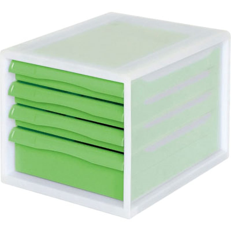 A4レターケース一体 PP 浅3段深1段 ナカバヤシ 【通販モノタロウ】