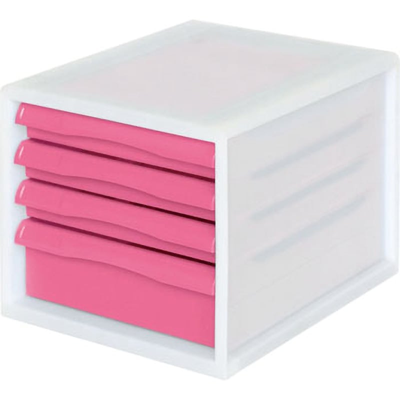 A4レターケース一体 PP 浅3段深1段 ナカバヤシ 【通販モノタロウ】