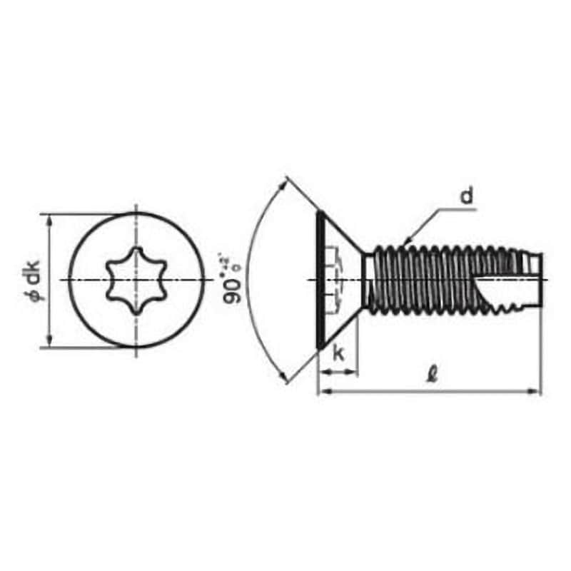 M8×40 TRX皿タッピンねじ 3種溝付C-1形(鉄/3価ホワイト)(小箱) 大阪魂 呼びM8長さ40mm 1箱(160個) - 【通販モノタロウ】