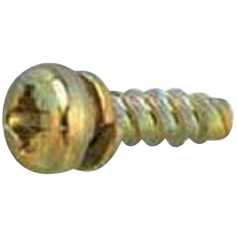 M2×8 タップタイプ (+)PタイプナベP=2(SW組込)(鉄/3価ホワイト)(小箱) 大阪魂 十字穴番号1 呼びM2長さ8mm 1箱(5000個)