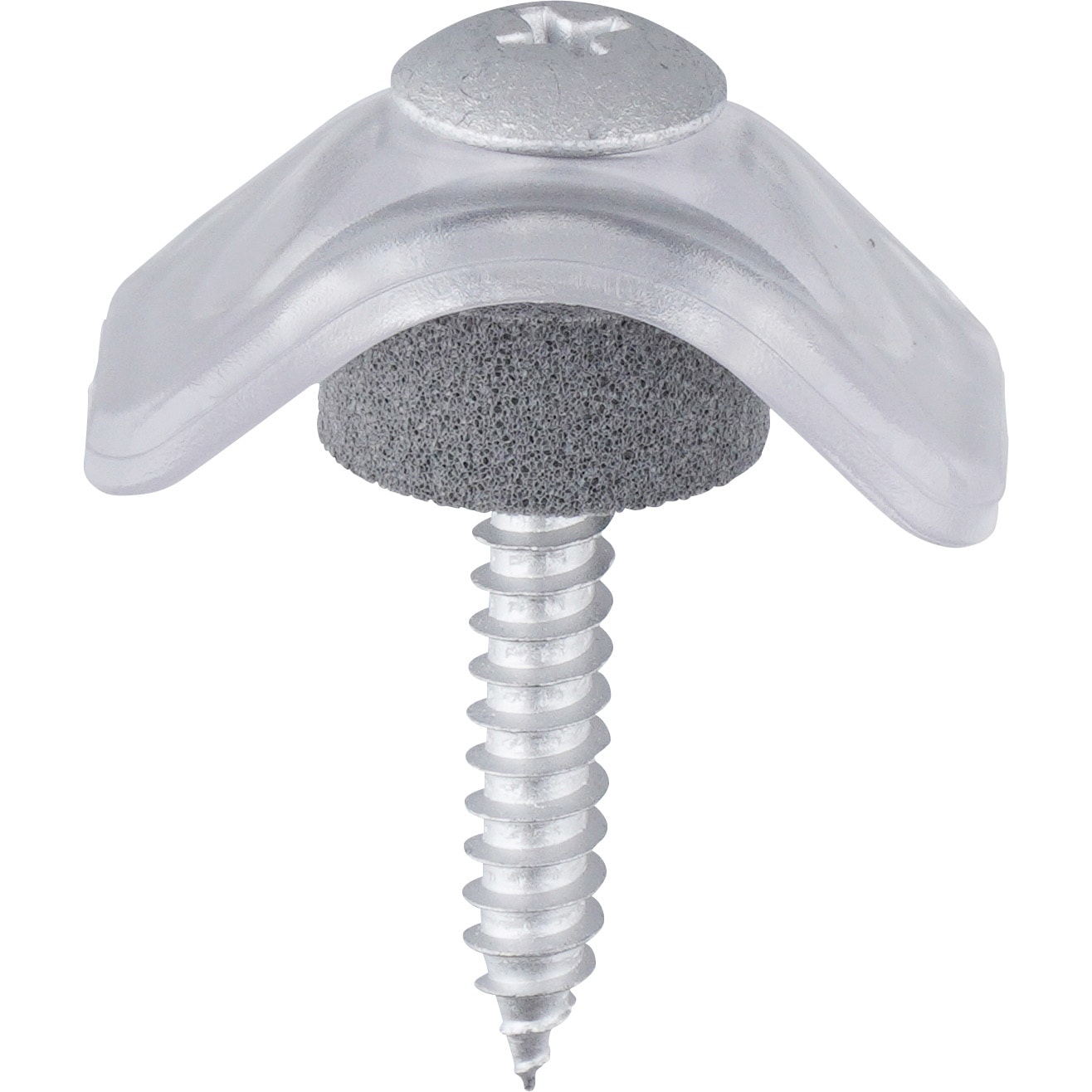 M5×35 ポリカ波板ビスWOOD(木下地用)(鉄/クリア)(小箱) 大阪魂 ラスパート 呼びM5長さ35mm 1箱(200個)