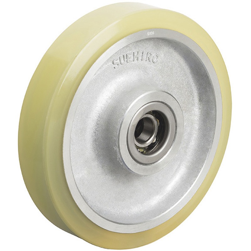 エアロ車輪 小ギア10T付き A200 キャスター用車輪(A型) アルミ製ホイルウレタン車輪 カツヤマ