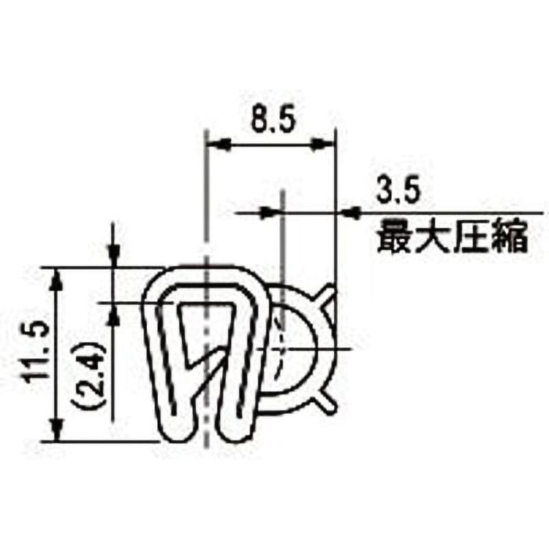 TEM-1011-09 ガスケット 1本(50m) 栃木屋 【通販モノタロウ】