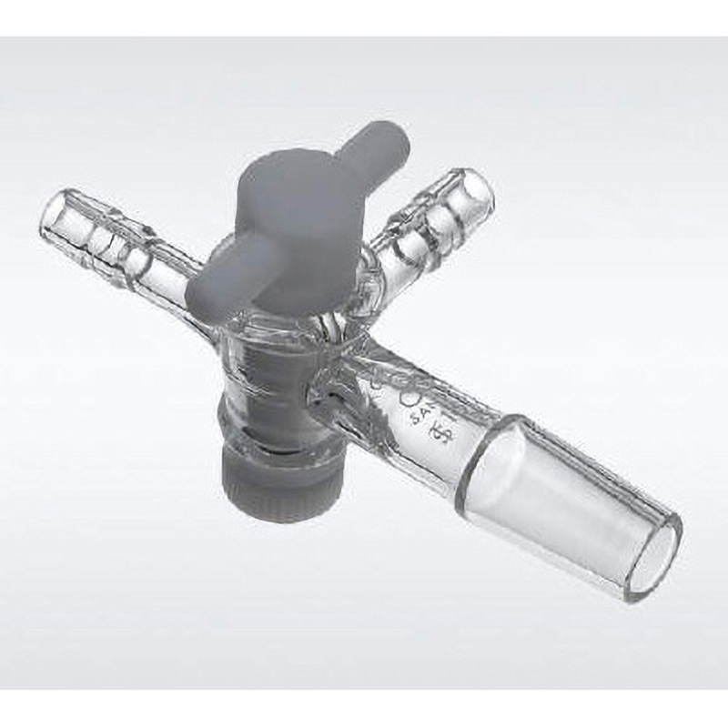 透明摺合せ三方コック 1個 三商 【通販モノタロウ】