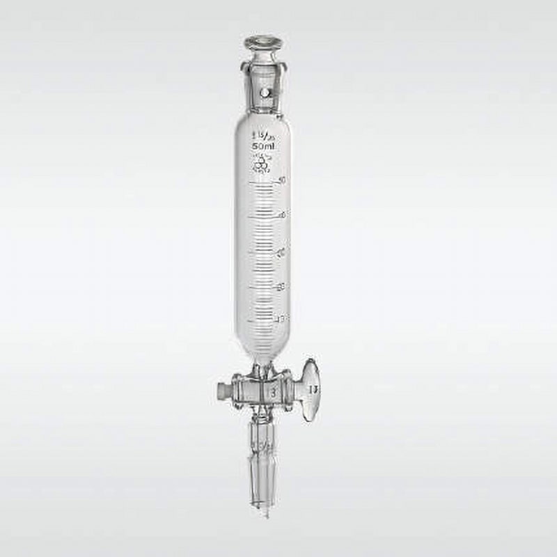 透明摺合せ分液ロート 三商 円筒型 ガラスコック付タイプ 容量100mL 37,037円